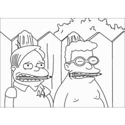 Coloring page: Simpsons (Cartoons) #23887 - Free Printable Coloring Pages
