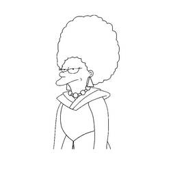 Coloring page: Simpsons (Cartoons) #23894 - Free Printable Coloring Pages