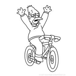 Coloring page: Simpsons (Cartoons) #23896 - Free Printable Coloring Pages