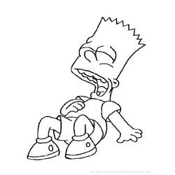 Coloring page: Simpsons (Cartoons) #23906 - Free Printable Coloring Pages