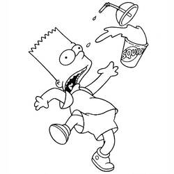 Coloring page: Simpsons (Cartoons) #23907 - Printable coloring pages