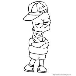 Coloring page: Simpsons (Cartoons) #23918 - Free Printable Coloring Pages