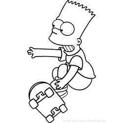 Coloring page: Simpsons (Cartoons) #23926 - Free Printable Coloring Pages