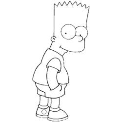Coloring page: Simpsons (Cartoons) #23927 - Free Printable Coloring Pages