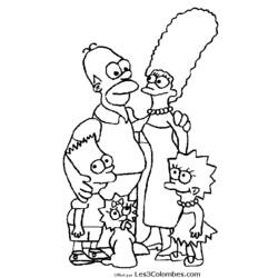 Coloring page: Simpsons (Cartoons) #23930 - Free Printable Coloring Pages