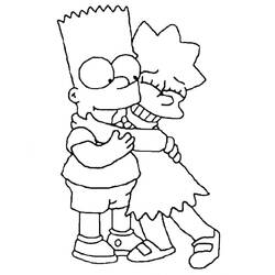 Coloring page: Simpsons (Cartoons) #23936 - Free Printable Coloring Pages
