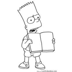 Coloring page: Simpsons (Cartoons) #23942 - Free Printable Coloring Pages
