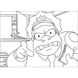 Coloring page: Simpsons (Cartoons) #23943 - Free Printable Coloring Pages