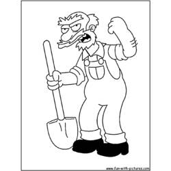 Coloring page: Simpsons (Cartoons) #23944 - Free Printable Coloring Pages