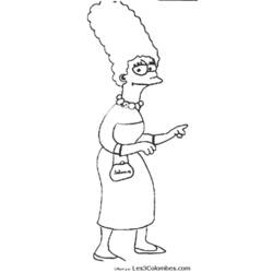 Coloring page: Simpsons (Cartoons) #23947 - Free Printable Coloring Pages