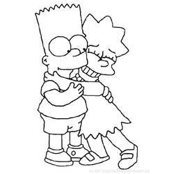 Coloring page: Simpsons (Cartoons) #23950 - Free Printable Coloring Pages