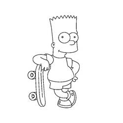 Coloring page: Simpsons (Cartoons) #23960 - Printable coloring pages