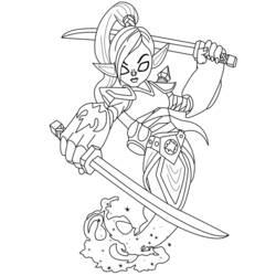 Coloring page: Skylanders (Cartoons) #43396 - Free Printable Coloring Pages