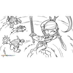 Coloring page: Skylanders (Cartoons) #43435 - Free Printable Coloring Pages