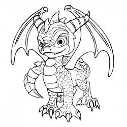 Coloring page: Skylanders (Cartoons) #43475 - Free Printable Coloring Pages