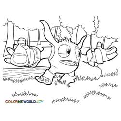 Coloring page: Skylanders (Cartoons) #43476 - Free Printable Coloring Pages