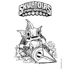 Coloring page: Skylanders (Cartoons) #43506 - Free Printable Coloring Pages