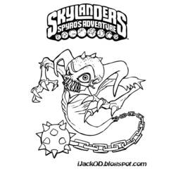 Coloring page: Skylanders (Cartoons) #43513 - Free Printable Coloring Pages