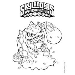 Coloring page: Skylanders (Cartoons) #43534 - Free Printable Coloring Pages