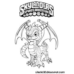 Coloring page: Skylanders (Cartoons) #43563 - Free Printable Coloring Pages
