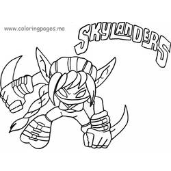 Coloring page: Skylanders (Cartoons) #43570 - Free Printable Coloring Pages