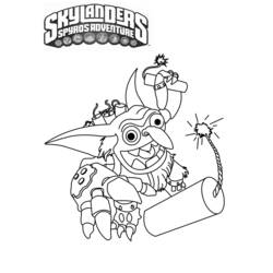 Coloring page: Skylanders (Cartoons) #43572 - Free Printable Coloring Pages