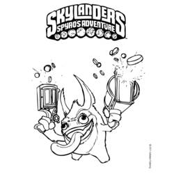 Coloring page: Skylanders (Cartoons) #43583 - Free Printable Coloring Pages