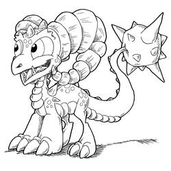 Coloring page: Skylanders (Cartoons) #43584 - Free Printable Coloring Pages