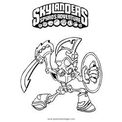 Coloring page: Skylanders (Cartoons) #43602 - Free Printable Coloring Pages