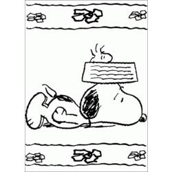 Coloring page: Snoopy (Cartoons) #27063 - Free Printable Coloring Pages