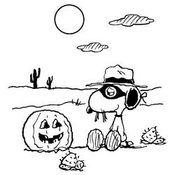 Coloring page: Snoopy (Cartoons) #27067 - Free Printable Coloring Pages