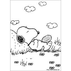 Coloring page: Snoopy (Cartoons) #27075 - Free Printable Coloring Pages