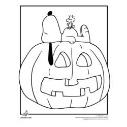 Coloring page: Snoopy (Cartoons) #27082 - Printable coloring pages