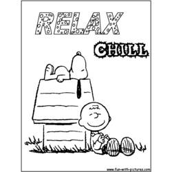 Coloring page: Snoopy (Cartoons) #27103 - Printable coloring pages