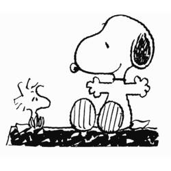 Coloring page: Snoopy (Cartoons) #27104 - Free Printable Coloring Pages