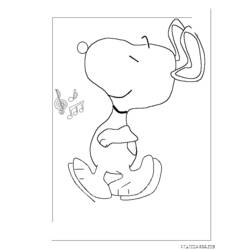 Coloring page: Snoopy (Cartoons) #27139 - Free Printable Coloring Pages