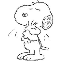 Coloring page: Snoopy (Cartoons) #27168 - Free Printable Coloring Pages