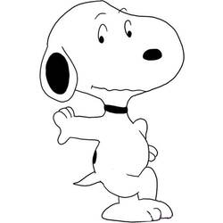 Coloring page: Snoopy (Cartoons) #27170 - Free Printable Coloring Pages