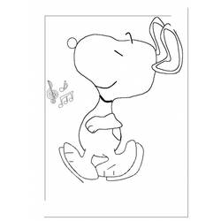 Coloring page: Snoopy (Cartoons) #27189 - Free Printable Coloring Pages
