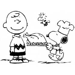 Coloring page: Snoopy (Cartoons) #27193 - Printable coloring pages