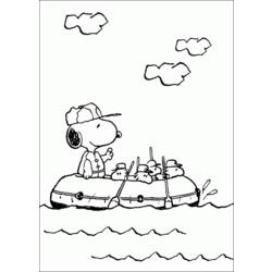 Coloring page: Snoopy (Cartoons) #27197 - Free Printable Coloring Pages