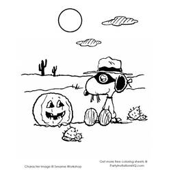 Coloring page: Snoopy (Cartoons) #27206 - Free Printable Coloring Pages