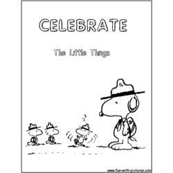 Coloring page: Snoopy (Cartoons) #27214 - Free Printable Coloring Pages