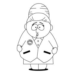 Coloring page: South Park (Cartoons) #31129 - Printable coloring pages