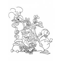 Coloring page: Space Goofs (Cartoons) #34499 - Printable coloring pages