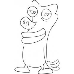 Coloring page: Space Goofs (Cartoons) #34514 - Printable coloring pages