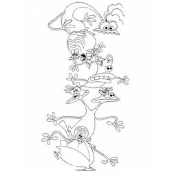 Coloring page: Space Goofs (Cartoons) #34535 - Printable coloring pages