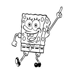 Coloring page: SquareBob SquarePants (Cartoons) #33370 - Free Printable Coloring Pages