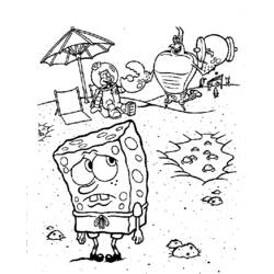 Coloring page: SquareBob SquarePants (Cartoons) #33375 - Free Printable Coloring Pages