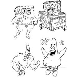 Coloring page: SquareBob SquarePants (Cartoons) #33386 - Free Printable Coloring Pages